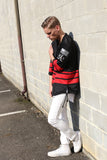 Hockey Mesh Jersey in Black/Red - Profound Aesthetic - 16