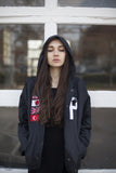 Four Flag Worldwide Hooded Windbreaker Coach Jacket in Black - Profound Aesthetic - 17