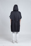Midnight Rain Poncho in Black - Profound Aesthetic - 15