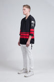 Hockey Mesh Jersey in Black/Red - Profound Aesthetic - 3