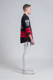Hockey Mesh Jersey in Black/Red - Profound Aesthetic - 5