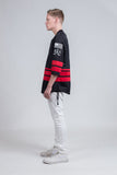 Hockey Mesh Jersey in Black/Red - Profound Aesthetic - 6