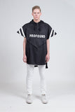 Midnight Rain Poncho in Black - Profound Aesthetic - 3