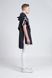 Midnight Rain Poncho in Black - Profound Aesthetic - 6