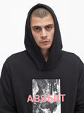 Absent (Minded) Hoodie in Black