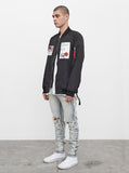 Aeronautics Nylon Flight Jacket in Black