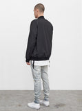Aeronautics Nylon Flight Jacket in Black
