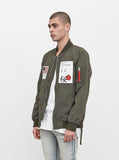 Aeronautics Nylon Flight Jacket in Olive