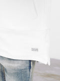 French Terry Anorak Pullover in White