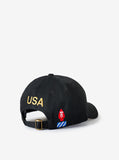 Altimeter Six Panel Patch Cap in Black