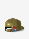 Altimeter Six Panel Patch Cap in Olive
