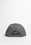 Back view of Profound Classic New York History Snapback in Wool Charcoal