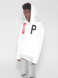 Four-Flag Worldwide Tech Parka in White