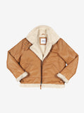Aviator Leather Flight Jacket in Burnt Cognac