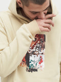 Amorist Eyes Hoodie in Cream
