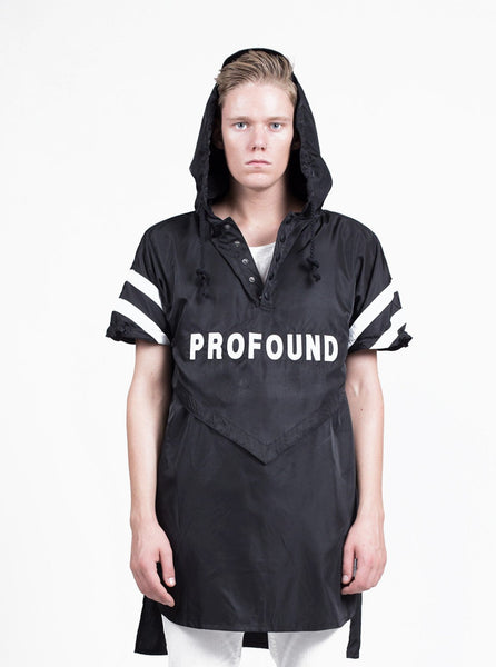 Midnight Rain Poncho in Black - Profound Aesthetic - 1