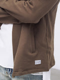 Shawl Hoodie in Tree Bark Brown