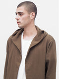 Shawl Hoodie in Tree Bark Brown