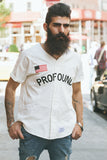 Button-Down Baseball Jersey: Off-White - Profound Aesthetic - 11