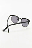 Matte Black Bold Brow Sunglasses - Profound Aesthetic - 3