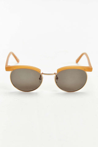 Matte Honey Bold Brow Sunglasses - Profound Aesthetic - 1