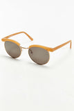 Matte Honey Bold Brow Sunglasses - Profound Aesthetic - 2