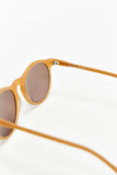 Matte Honey Round Sunglasses - Profound Aesthetic - 6