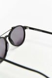 Matte Black Brow Bar Aviator Sunglasses - Profound Aesthetic - 6