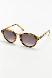 Matte Tort Metal Nose Round Sunglasses - Profound Aesthetic - 2