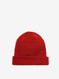 Brushed Basic Beanie in Red