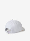 Silk Patch Flower Cap in White