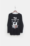 Horse Shield Raw-Cut Long Sleeve Tee - Profound Aesthetic - 2