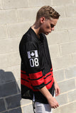 Hockey Mesh Jersey in Black/Red - Profound Aesthetic - 15