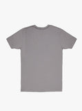 Flat back view of Absent Tee in Faded Khaki Gravel