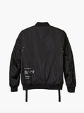 Mirrored Rose Bomber Jacket in Black