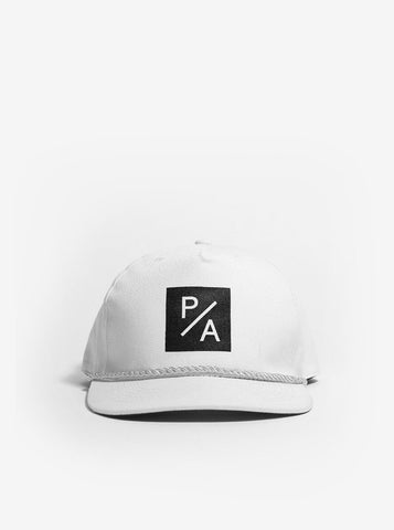 Box PA Snapback Hat in Off-White