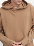 Diagonal Pocket Hoodie in Washed Khaki