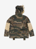 camo pullover hood