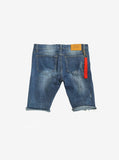 Dark Blue Wash Denim Short