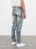 earth wash destroyed distressed denim jeans by profound aesthetic