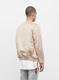 Hibiscus Bomber Jacket in Champagne