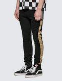 Dusted Gold Stripe Sweatpant