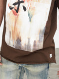 Faded Beauty Tee in Dark Brown