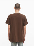 Faded Beauty Tee in Dark Brown