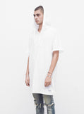 Oversized Kurta Hoodie in White