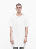 Oversized Kurta Hoodie in White