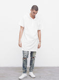 Oversized Kurta Hoodie in White