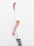 Oversized Kurta Hoodie in White