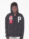 Four-Flag Worldwide Tech Parka in Black