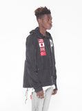 Four-Flag Worldwide Tech Parka in Black